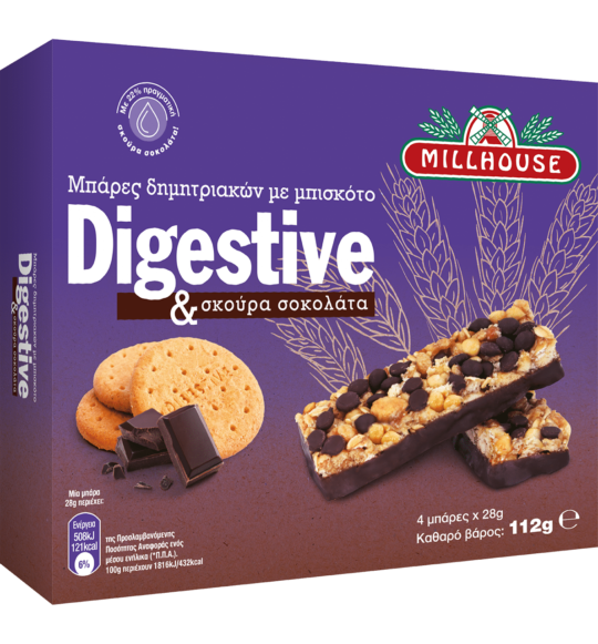 DIGESTIVE cereal bars Dark Chocolate