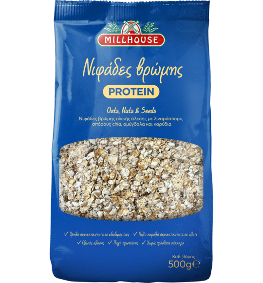 MILLHOUSE Oat Flakes PROTEIN Nuts & Seeds